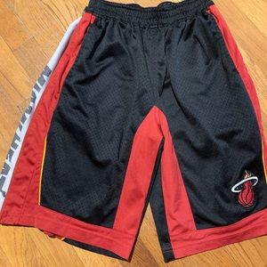 NBA Miami Heat shorts.